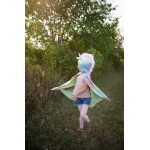 Unicorn Dragon Cape Rainbow Reversible 